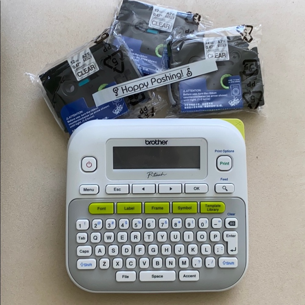 P-Touch Label Maker - Perfect Working Condition